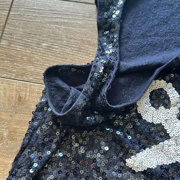 J. Crew Sequin Anchor Nautical Racerback Tank Top Size S - Picture 8 of 10